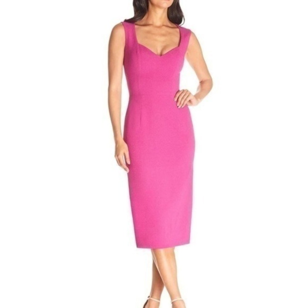 Dress the Population Pink Midi Dress